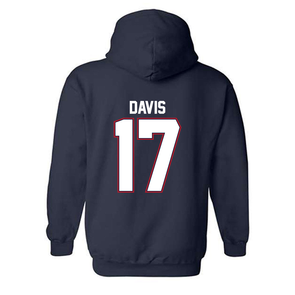 Liberty - NCAA Football : Jayden Davis - Classic Shersey Hooded Sweatshirt-1