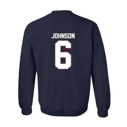 Liberty - NCAA Women's Lacrosse : Ashlee Johnson - Classic Shersey Crewneck Sweatshirt-1