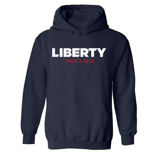 Liberty - NCAA Men's Track & Field : Riley Jones - Classic Shersey Hooded Sweatshirt-0