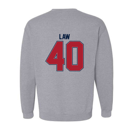 Liberty - NCAA Football : Christopher Law - Classic Shersey Crewneck Sweatshirt-1