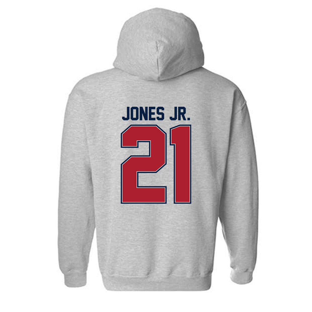 Liberty - NCAA Men's Basketball : Ryan Jones Jr. - Classic Shersey Hooded Sweatshirt-1
