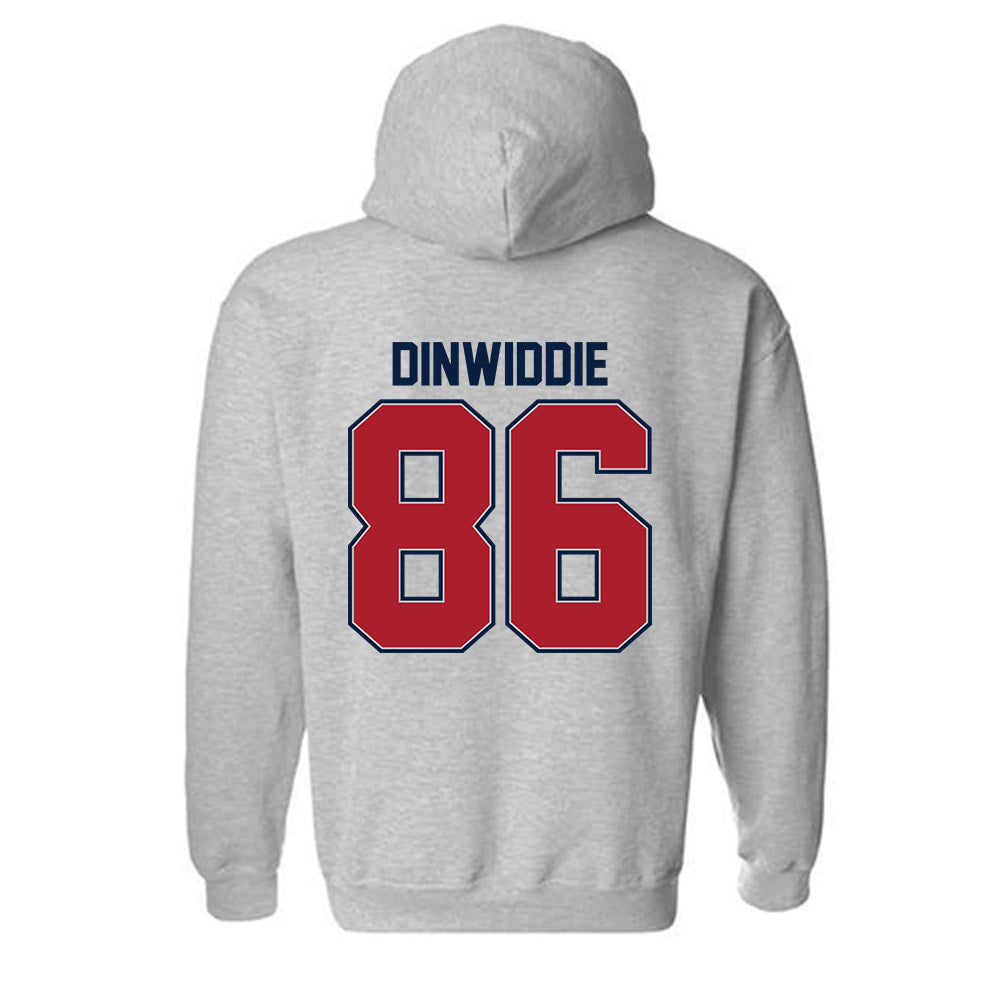 Liberty - NCAA Football : Nathan Dinwiddie - Classic Shersey Hooded Sweatshirt-1