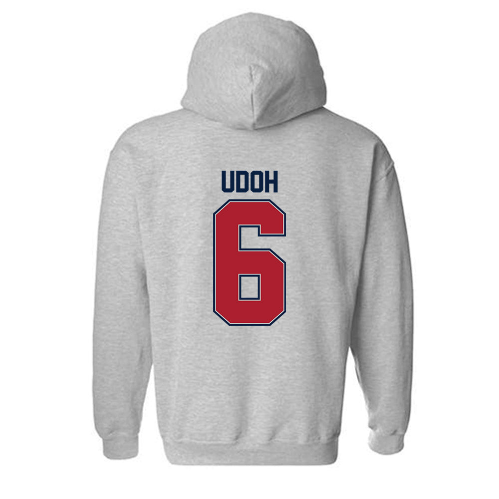 Liberty - NCAA Football : Kanye Udoh - Classic Shersey Hooded Sweatshirt-1