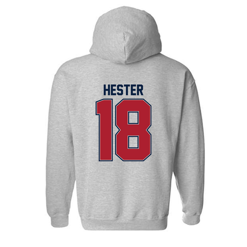 Liberty - NCAA Football : Aaron Hester - Classic Shersey Hooded Sweatshirt-1
