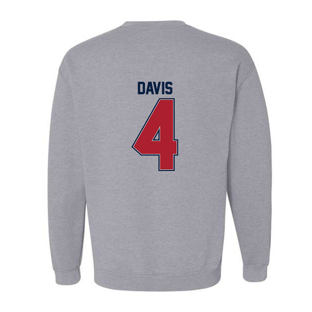 Liberty - NCAA Football : Kam Davis - Classic Shersey Crewneck Sweatshirt-1