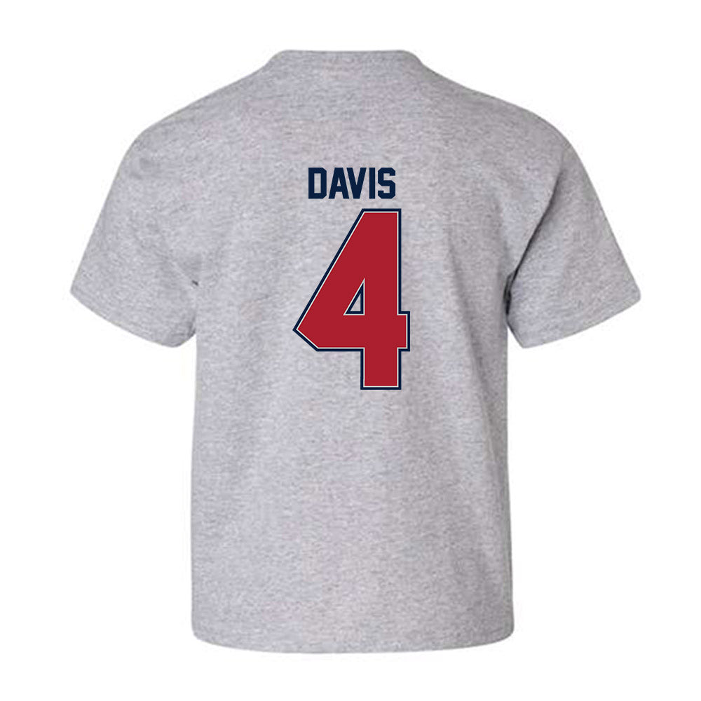 Liberty - NCAA Football : Kam Davis - Classic Shersey Youth T-Shirt-1