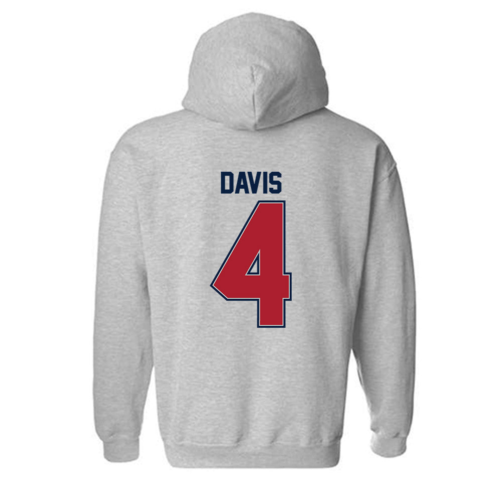 Liberty - NCAA Football : Kam Davis - Classic Shersey Hooded Sweatshirt-1