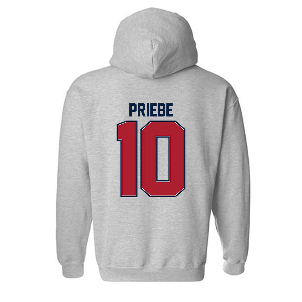 Liberty - NCAA Softball : Victoria Priebe - Classic Shersey Hooded Sweatshirt-1