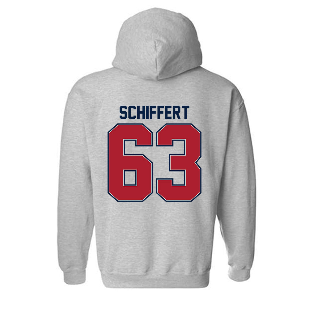 Liberty - NCAA Football : Daniel Schiffert - Classic Shersey Hooded Sweatshirt-1