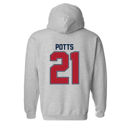 Liberty - NCAA Baseball : Jake Potts - Classic Shersey Hooded Sweatshirt-1