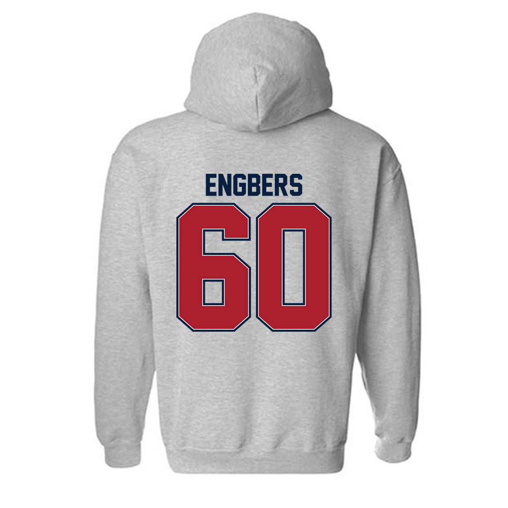 Liberty - NCAA Football : Joep Engbers - Classic Shersey Hooded Sweatshirt-1