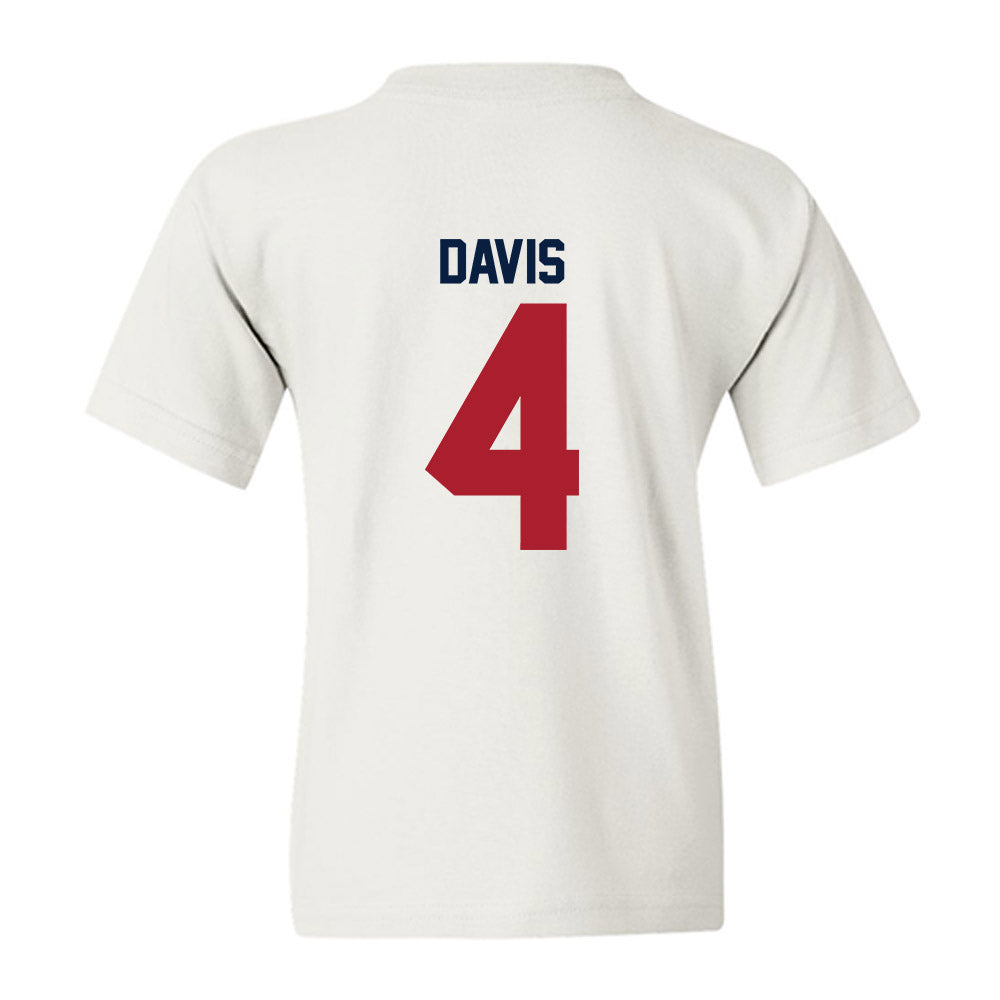 Liberty - NCAA Football : Kam Davis - Classic Shersey Youth T-Shirt-1