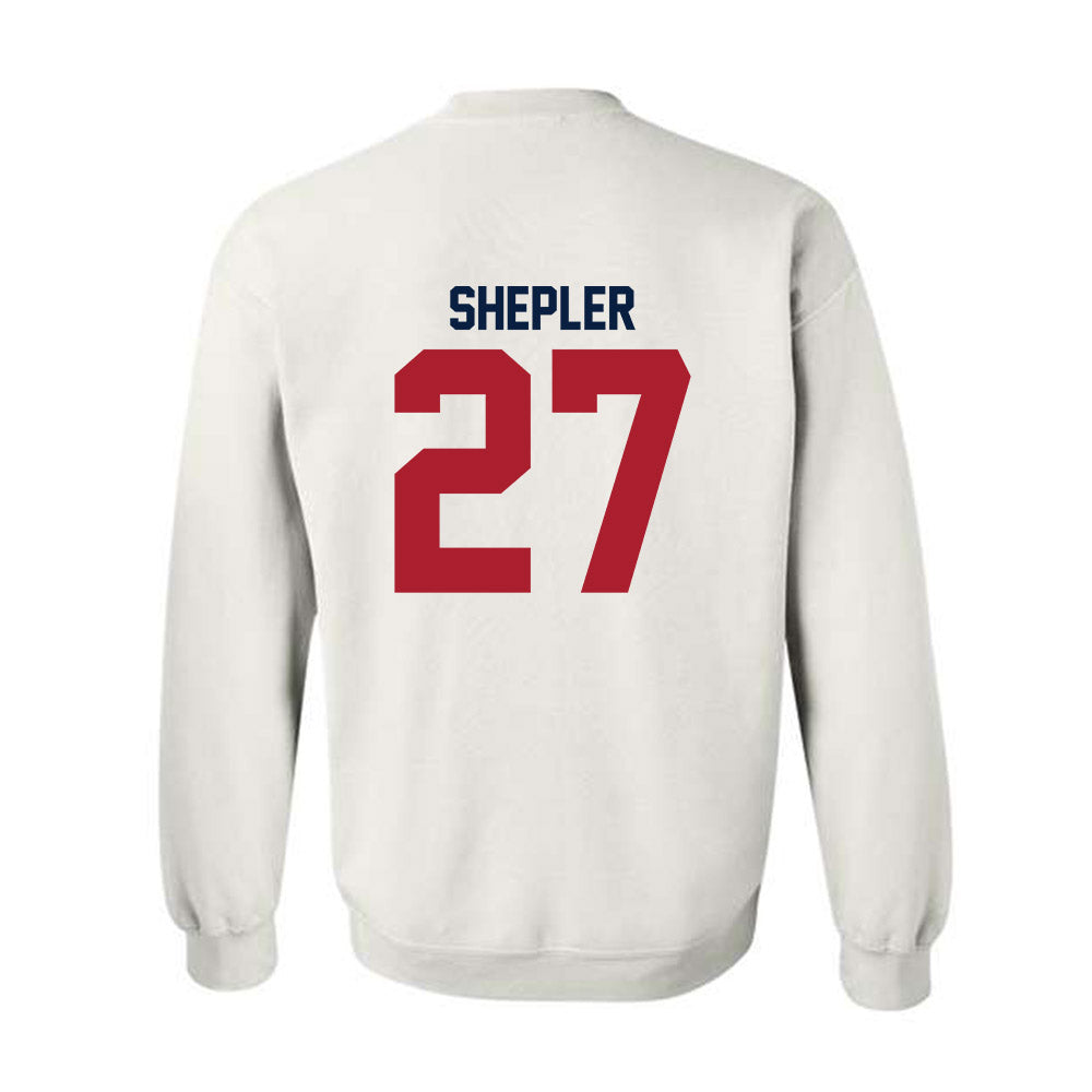 Liberty - NCAA Football : Clayton Shepler - Classic Shersey Crewneck Sweatshirt-1