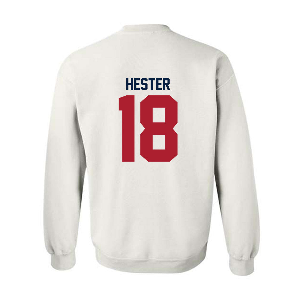 Liberty - NCAA Football : Aaron Hester - Classic Shersey Crewneck Sweatshirt-1