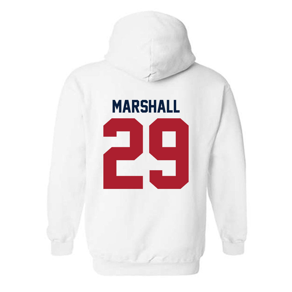 Liberty - NCAA Football : Justin Marshall - Classic Shersey Hooded Sweatshirt-1