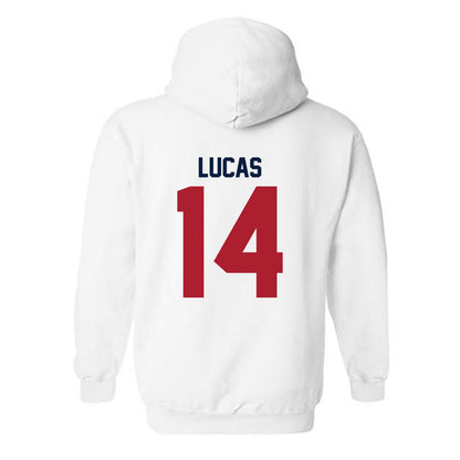 Liberty - NCAA Baseball : Jaxon Lucas - Classic Shersey Hooded Sweatshirt-1