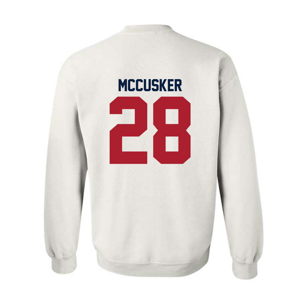 Liberty - NCAA Baseball : Joshua Mccusker - Classic Shersey Crewneck Sweatshirt-1