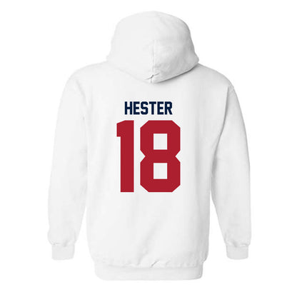 Liberty - NCAA Football : Aaron Hester - Classic Shersey Hooded Sweatshirt-1