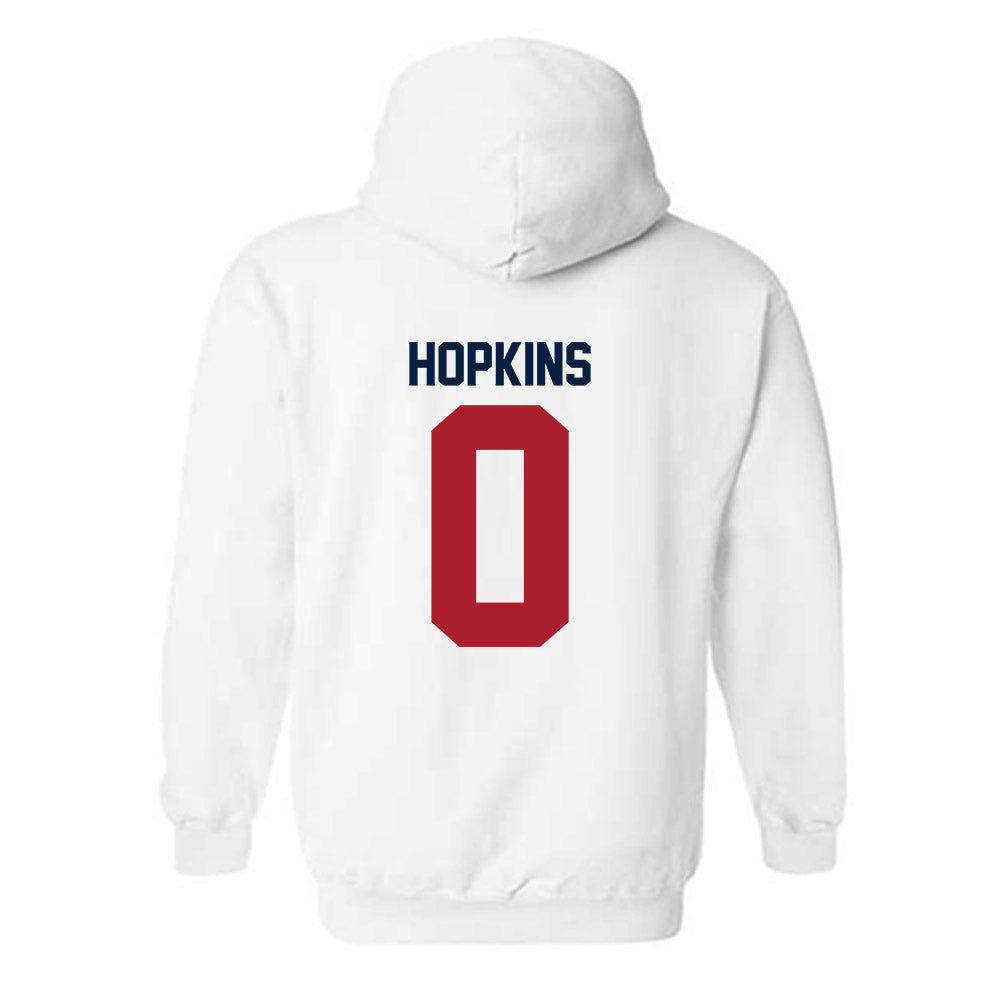 Liberty - NCAA Football : D-Icey Hopkins - Classic Shersey Hooded Sweatshirt-1