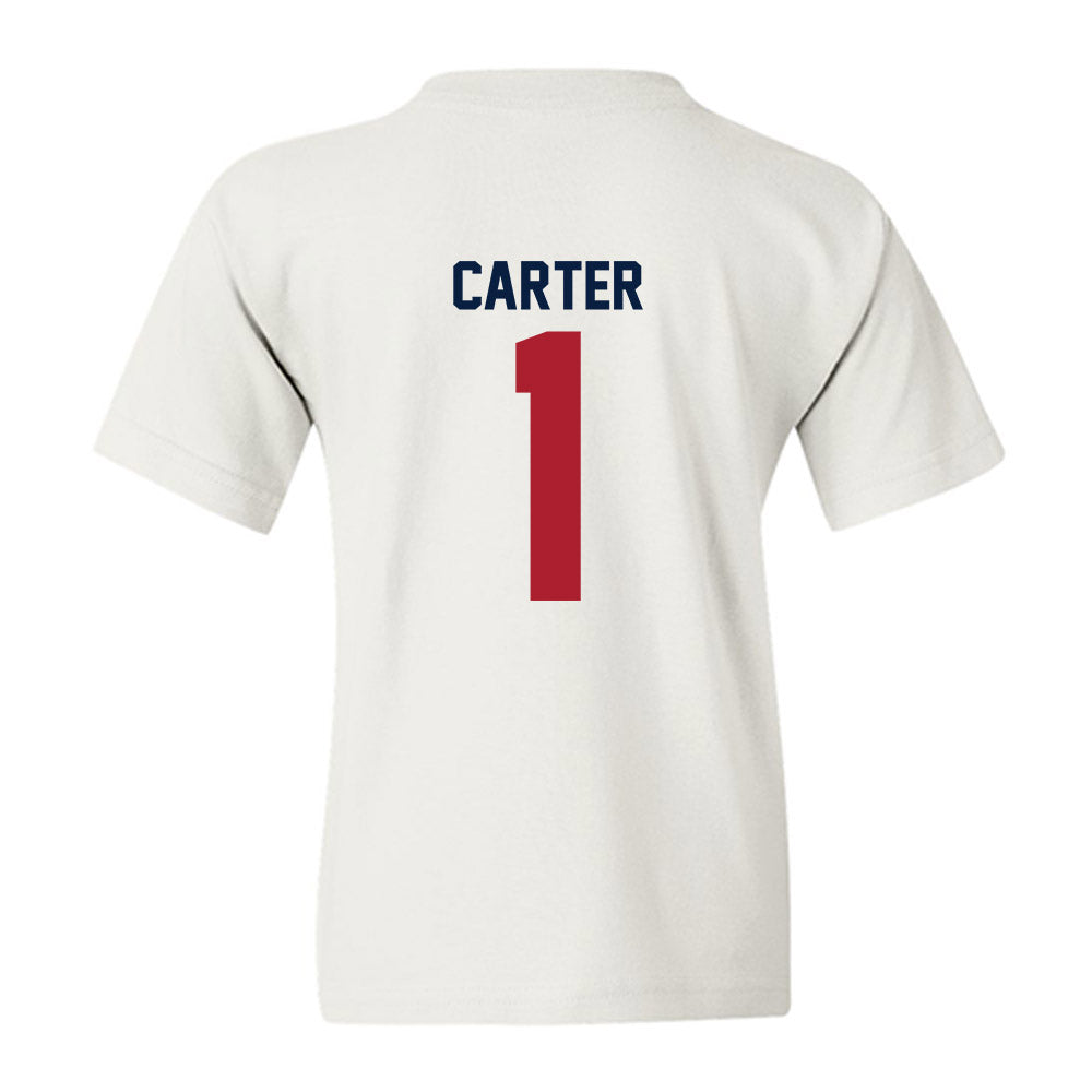 Liberty - NCAA Men's Basketball : Zander Carter - Classic Shersey Youth T-Shirt-1