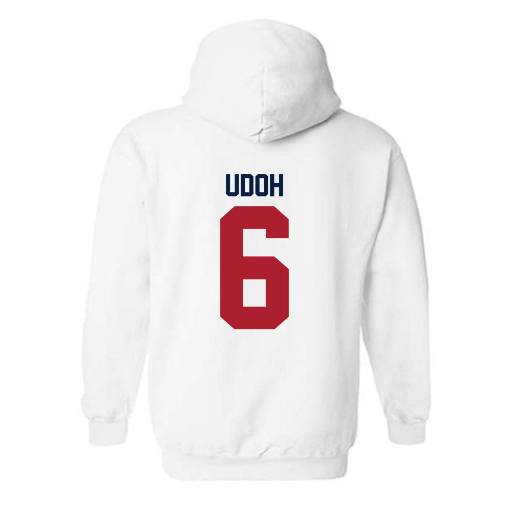 Liberty - NCAA Football : Kanye Udoh - Classic Shersey Hooded Sweatshirt-1