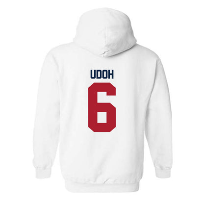 Liberty - NCAA Football : Kanye Udoh - Classic Shersey Hooded Sweatshirt-1