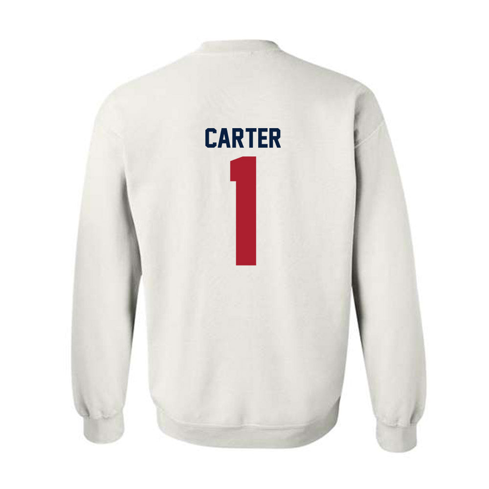 Liberty - NCAA Men's Basketball : Zander Carter - Classic Shersey Crewneck Sweatshirt-1