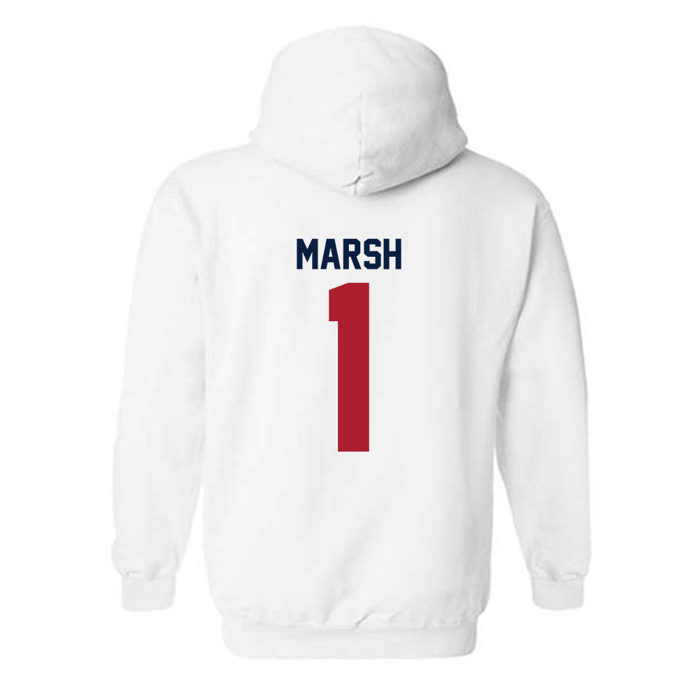 Liberty - NCAA Baseball : Tanner Marsh - Classic Shersey Hooded Sweatshirt-1