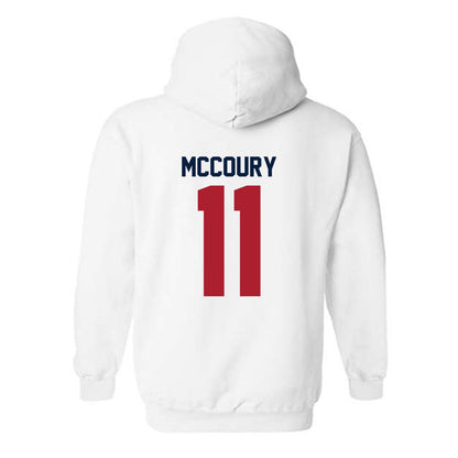 Liberty - NCAA Baseball : Xavier McCoury - Classic Shersey Hooded Sweatshirt-1