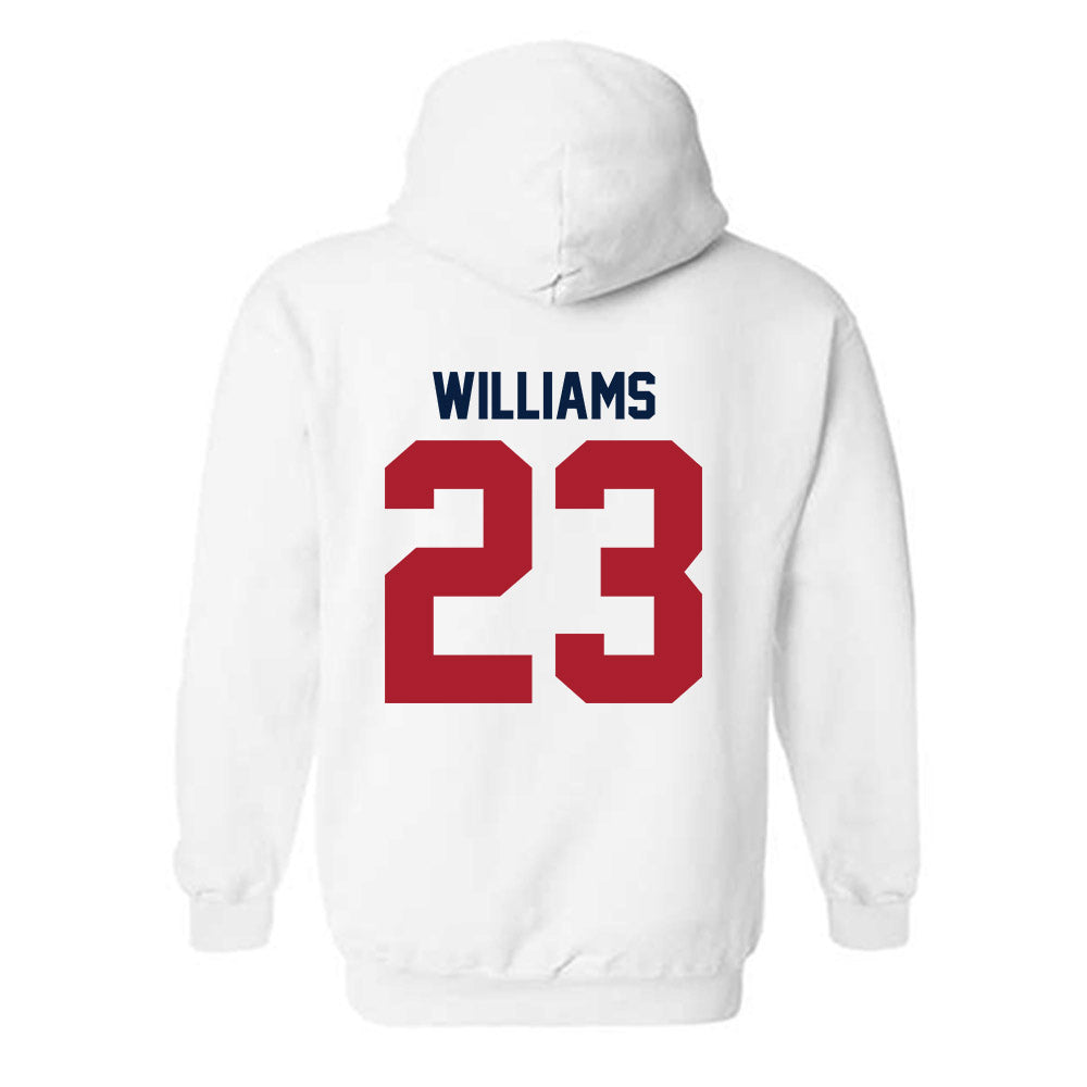 Liberty - NCAA Baseball : Kaleb Williams - Classic Shersey Hooded Sweatshirt-1