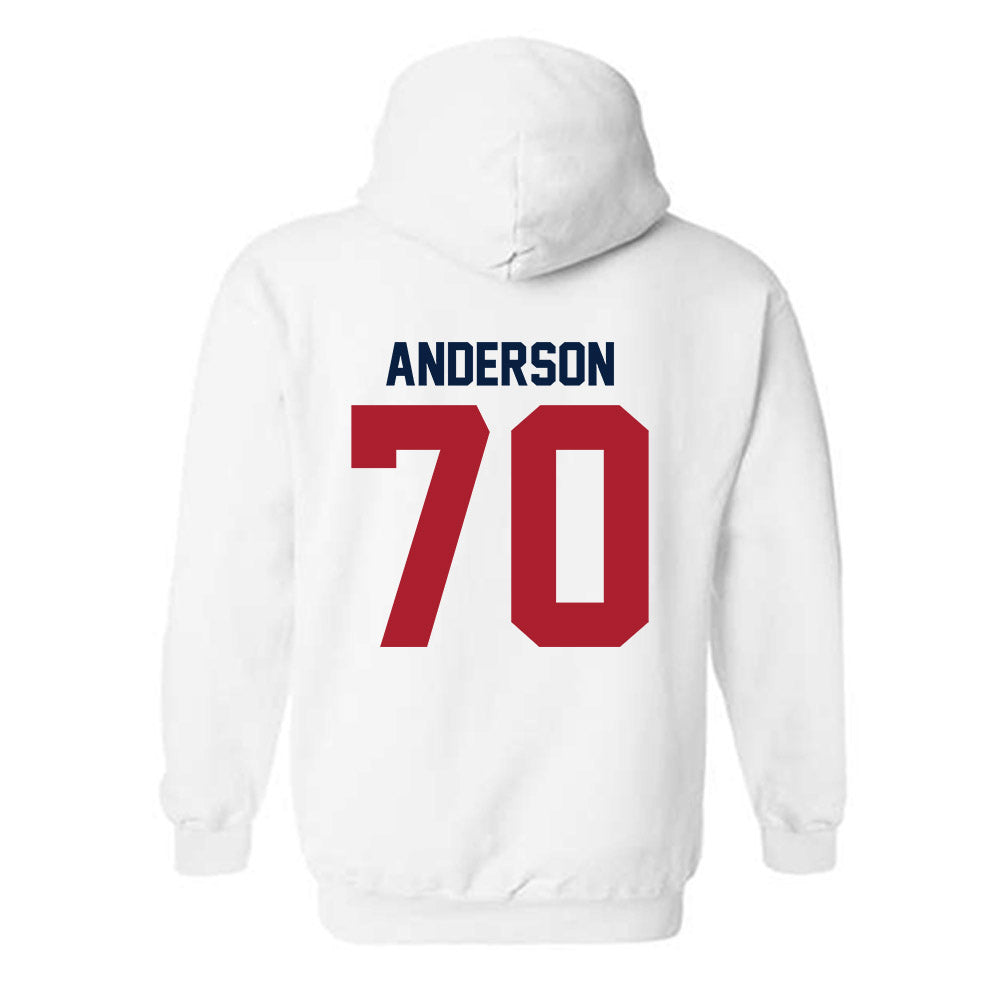 Liberty - NCAA Football : Austin Anderson - Classic Shersey Hooded Sweatshirt-1
