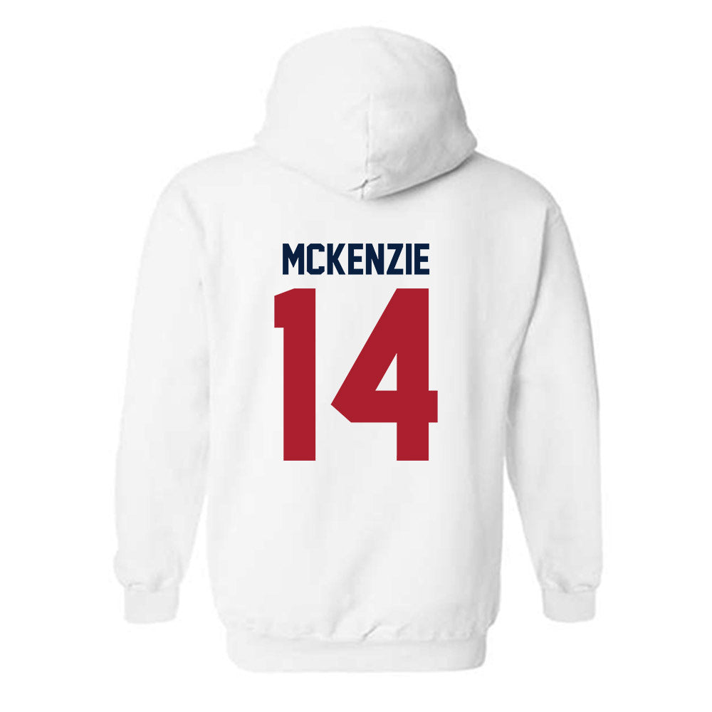 Liberty - NCAA Football : Elijah McKenzie - Classic Shersey Hooded Sweatshirt-1