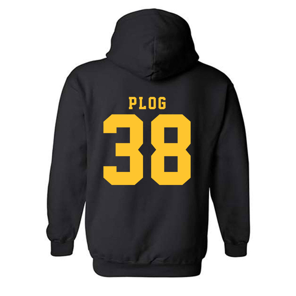 LSU - NCAA Baseball : Ethan Plog - Replica Shersey Hooded Sweatshirt-1