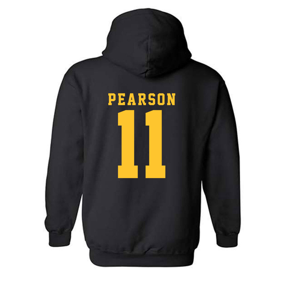 LSU - NCAA Baseball : Josh Pearson - Replica Shersey Hooded Sweatshirt-1