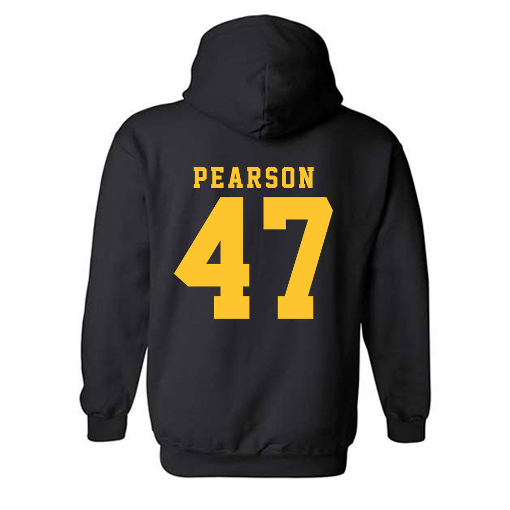 LSU - NCAA Baseball : John Pearson - Replica Shersey Hooded Sweatshirt-1