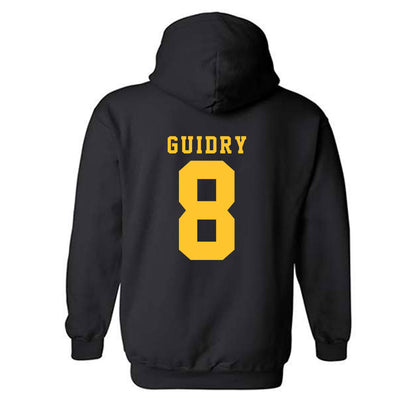 LSU - NCAA Baseball : Gavin Guidry - Replica Shersey Hooded Sweatshirt-1