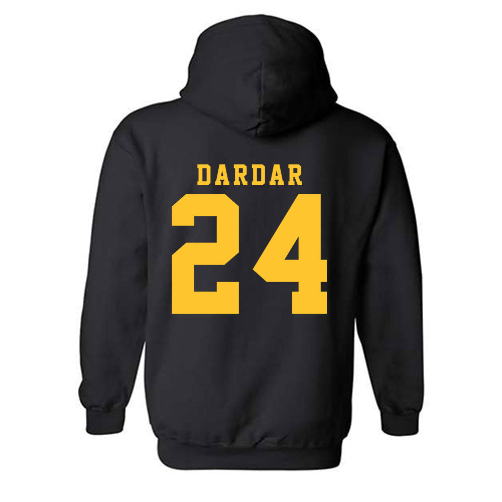LSU - NCAA Baseball : Seth Dardar - Replica Shersey Hooded Sweatshirt-1