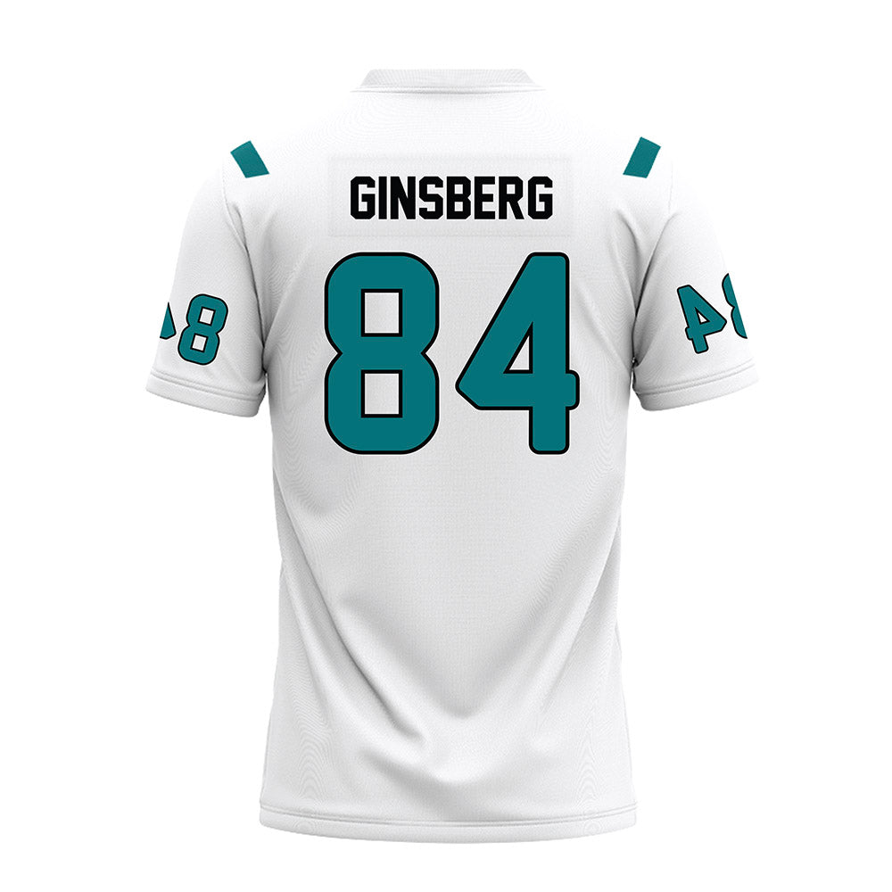 Coastal Carolina - NCAA Football : Andrew Ginsberg - White Premium Football Jersey-1