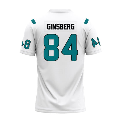 Coastal Carolina - NCAA Football : Andrew Ginsberg - White Premium Football Jersey-1
