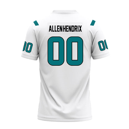 Coastal Carolina - NCAA Football : Jaden Allen-Hendrix - White Premium Football Jersey-1
