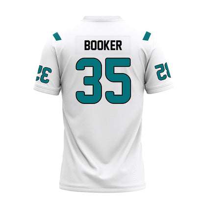 Coastal Carolina - NCAA Football : Xzavier Booker - White Premium Football Jersey-1