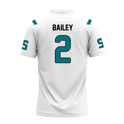 Coastal Carolina - NCAA Football : Deuce Bailey - White Premium Football Jersey-1