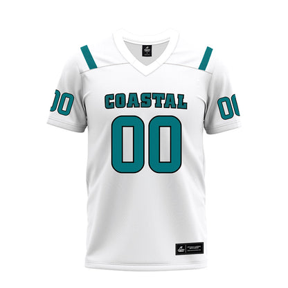 Coastal Carolina - NCAA Football : Jaden Allen-Hendrix - White Premium Football Jersey-0