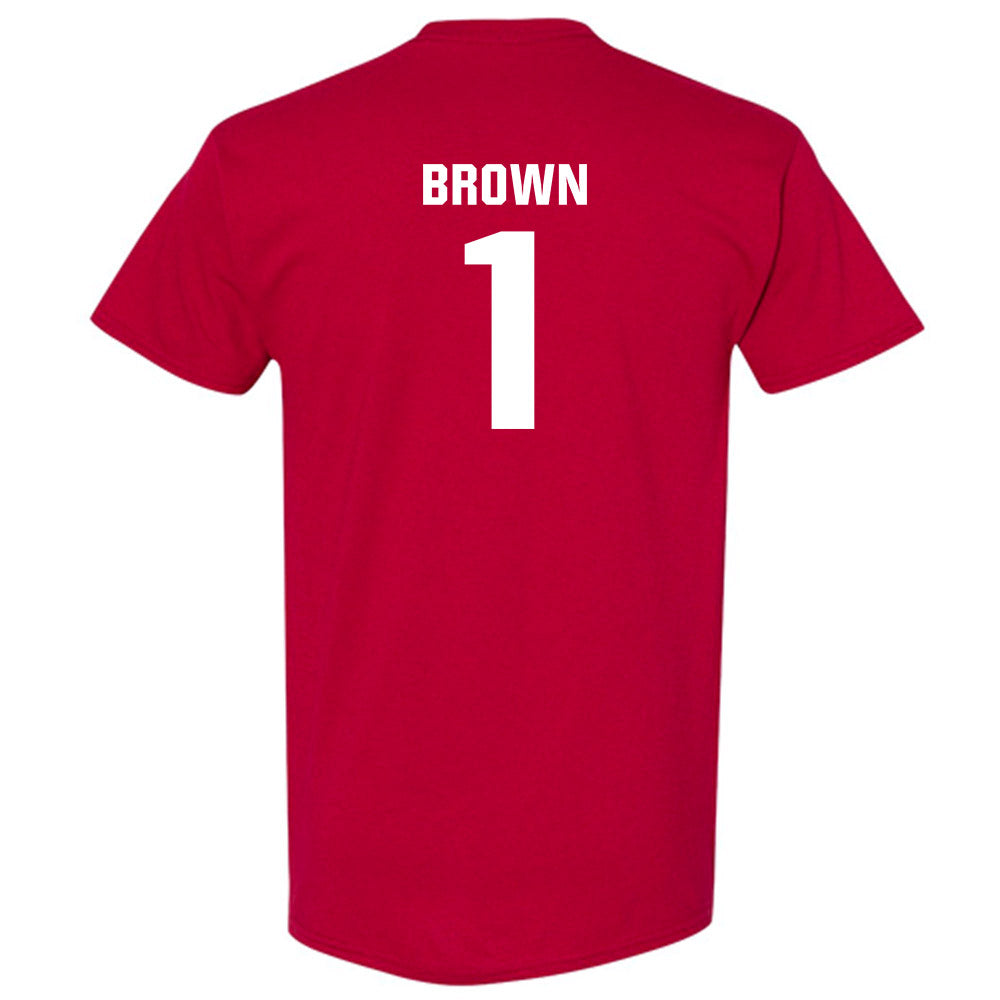 Oklahoma - NCAA Men's Basketball : Xzayvier Brown - Classic Shersey T-Shirt-1
