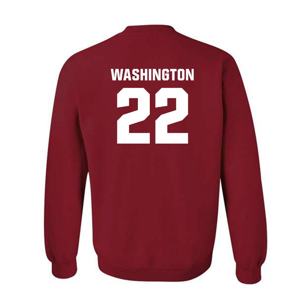 Oklahoma - NCAA Football : Trynae Washington - Classic Shersey Crewneck Sweatshirt-1