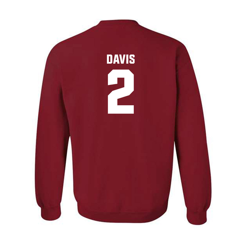 Oklahoma - NCAA Baseball : Myles Davis - Classic Shersey Crewneck Sweatshirt-1