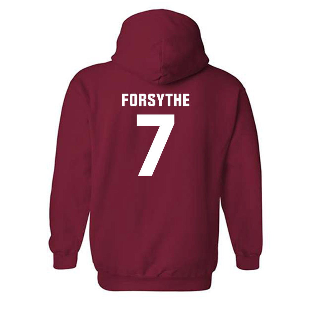 Oklahoma - NCAA Men's Basketball : Dayton Forsythe - Classic Shersey Hooded Sweatshirt-1
