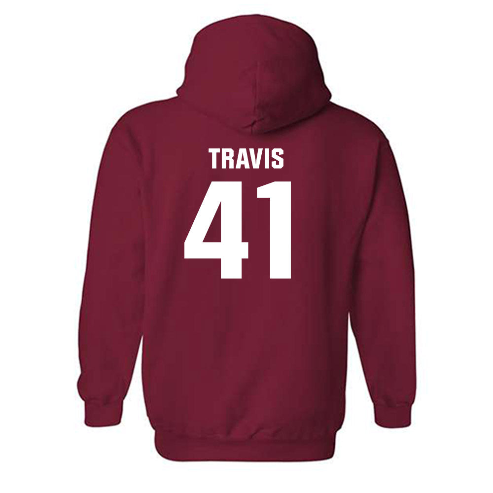 Oklahoma - NCAA Football : Barrett Travis - Classic Shersey Hooded Sweatshirt-1
