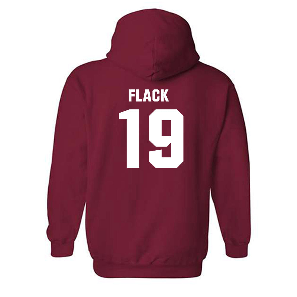 Oklahoma - NCAA Women's Volleyball : Alyssa Flack - Classic Shersey Hooded Sweatshirt-1