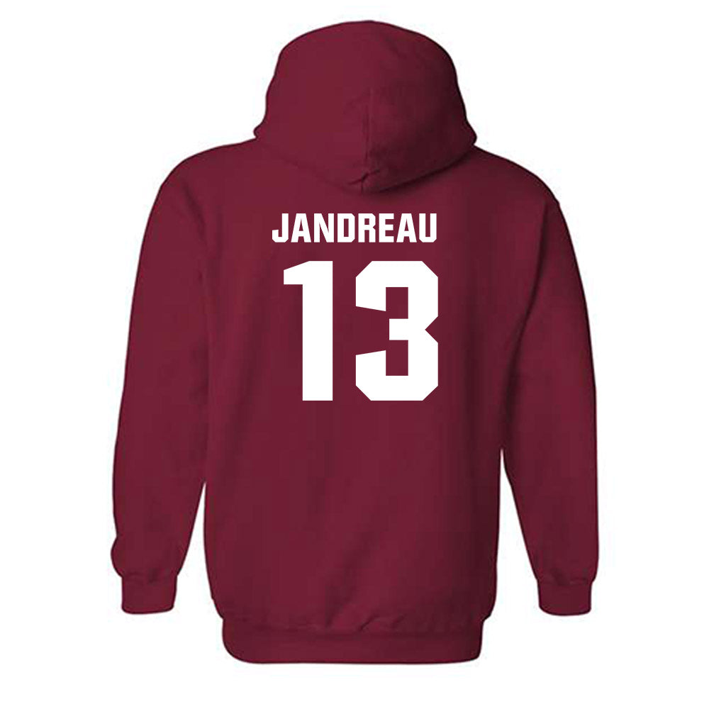 Oklahoma - NCAA Football : Niko Jandreau - Classic Shersey Hooded Sweatshirt-1